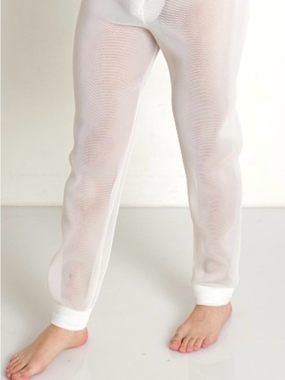 Rick Majors Armor Mesh Pants  with‎ Elastic Waist and Ankle Size L Made in USA